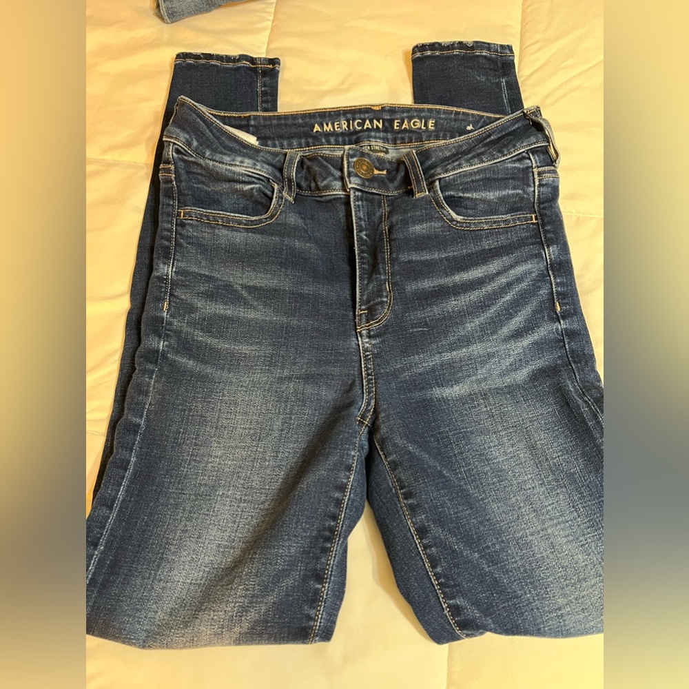American eagle skinny jeggings size 4 short